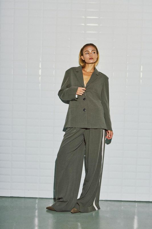WithBlack WBLNALA TAILORED BLAZER Falcon melange 00001839
