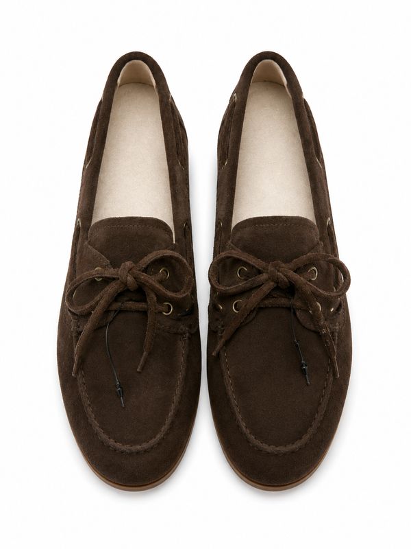 Shoecolate loafer pom pom dark brown 8.16.12.100.07
