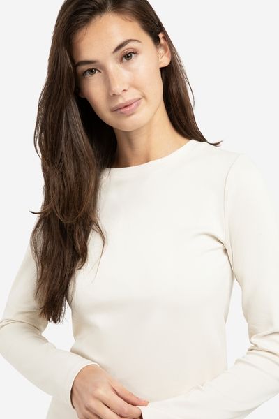 YaYa Longsleeve shirt  BIRCH SAND 01-719040-609