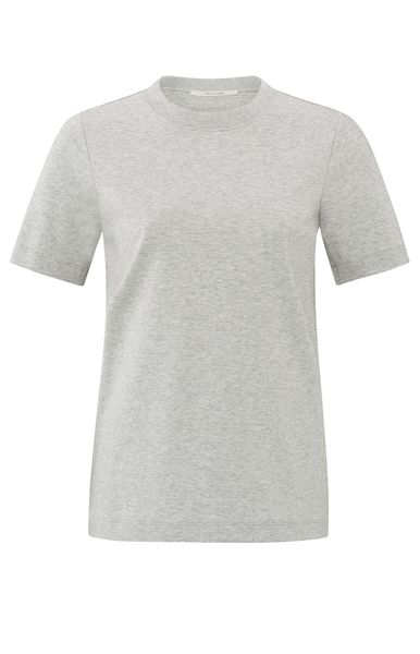 YaYa Basic T-shirt met korte mouwen MEDIUM GREY MELANGE 01-719057-609