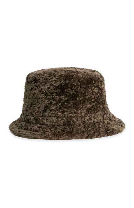 YaYa Omkeerbare bucket hat SLATE BLACK BROWN 03-301019-609
