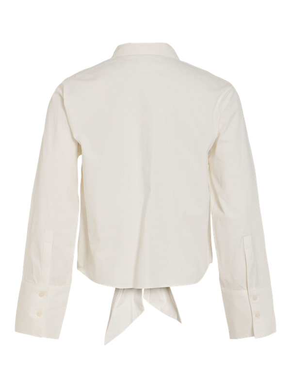 Vila VILATINA L/S TIE SHIRT Snow White 14117674
