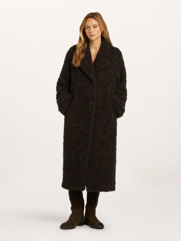 Beaumont SASHA long coat dark chocolate BM03560263