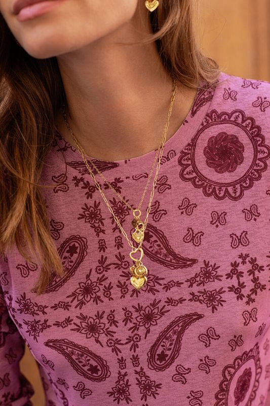My Jewellery Necklace fine charms candy Gold MJ17095