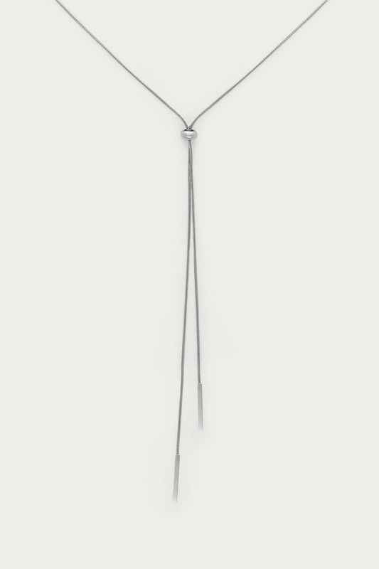 My Jewellery Lange y-ketting met staafjes Silver MJ14646