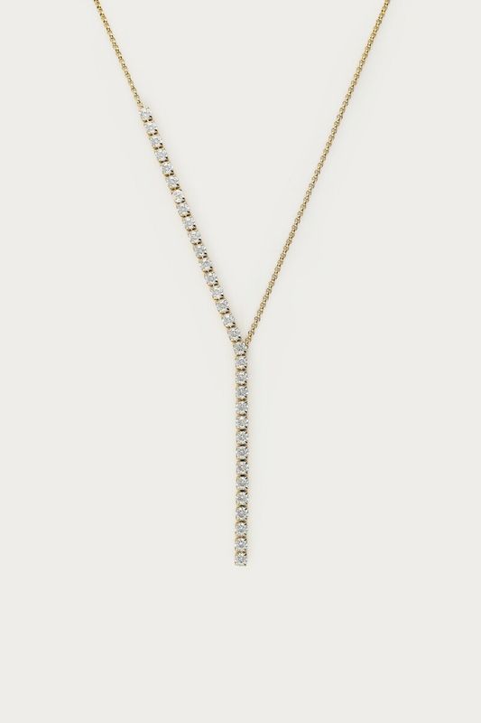 My Jewellery Necklace strass Y Gold MJ17008