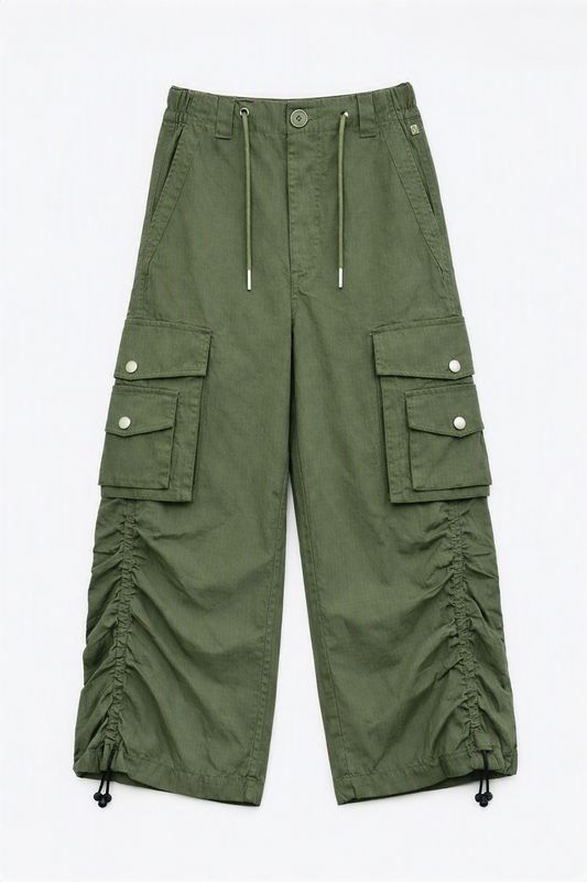 Ambika parachute ballon broek green Alix