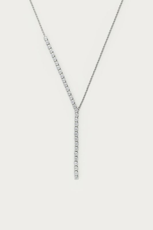 My Jewellery Necklace strass Y Silver MJ17008
