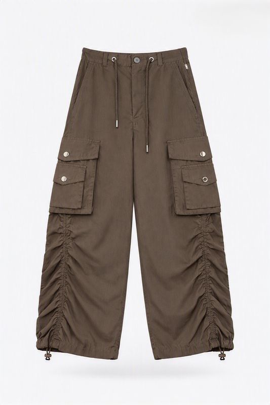 Ambika parachute ballon broek coffee Alix