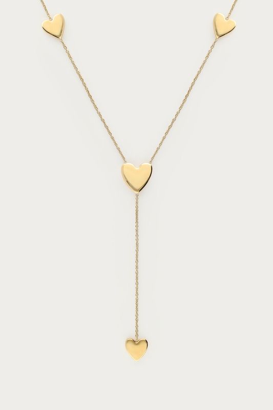 My Jewellery Necklace long hearts Gold MJ12549