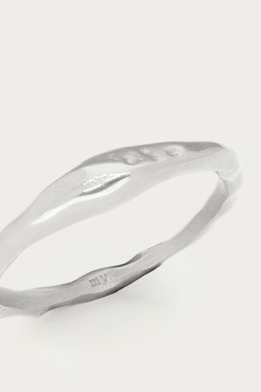 My Jewellery Ring organic hammered Silver MJ17031