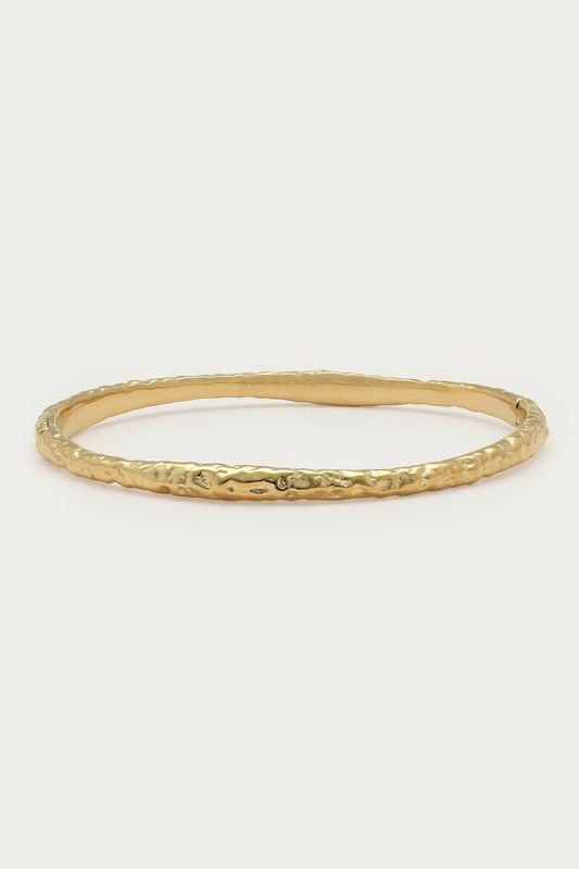 My Jewellery Bangle hammered Gold MJ16894