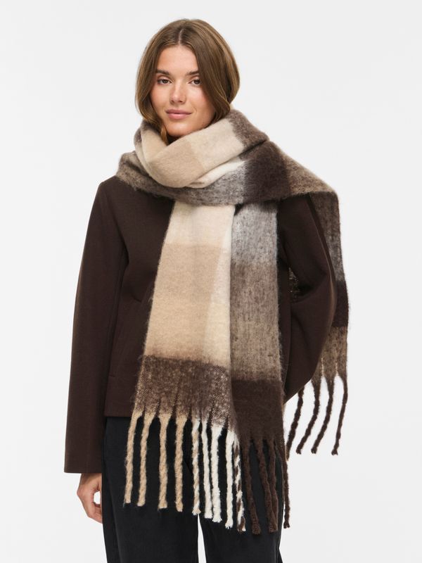 Vila VIFABLA KNIT SCARF/PB/EF Nomad/FALCON/BIRCH/COFFEE BEAN 14116377