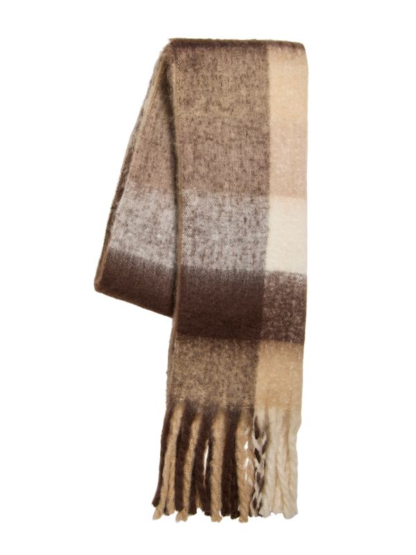 Vila VIFABLA KNIT SCARF/PB/EF Nomad/FALCON/BIRCH/COFFEE BEAN 14116377