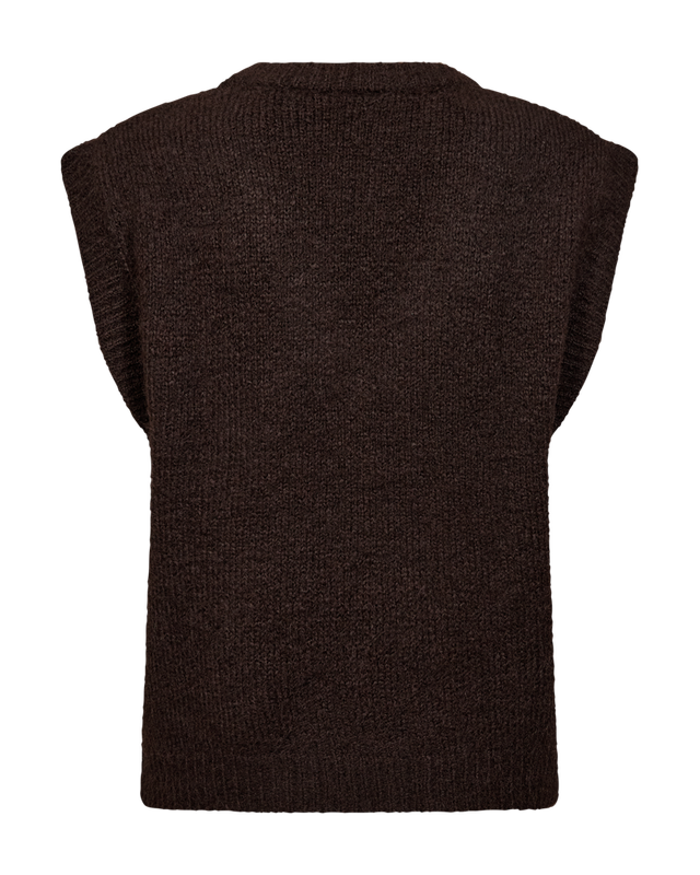 Freequent FQGRSLULU-WAISTCOAT Mole Mel w. Oyster Grey Mel 211715