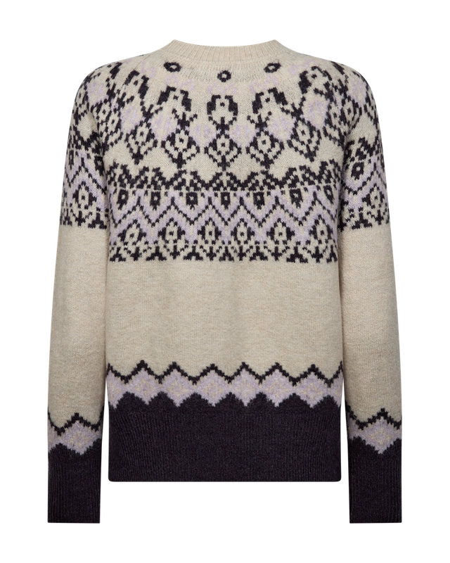 Freequent FQMERLA-PULLOVER Moonbeam w. Nightshade 211779