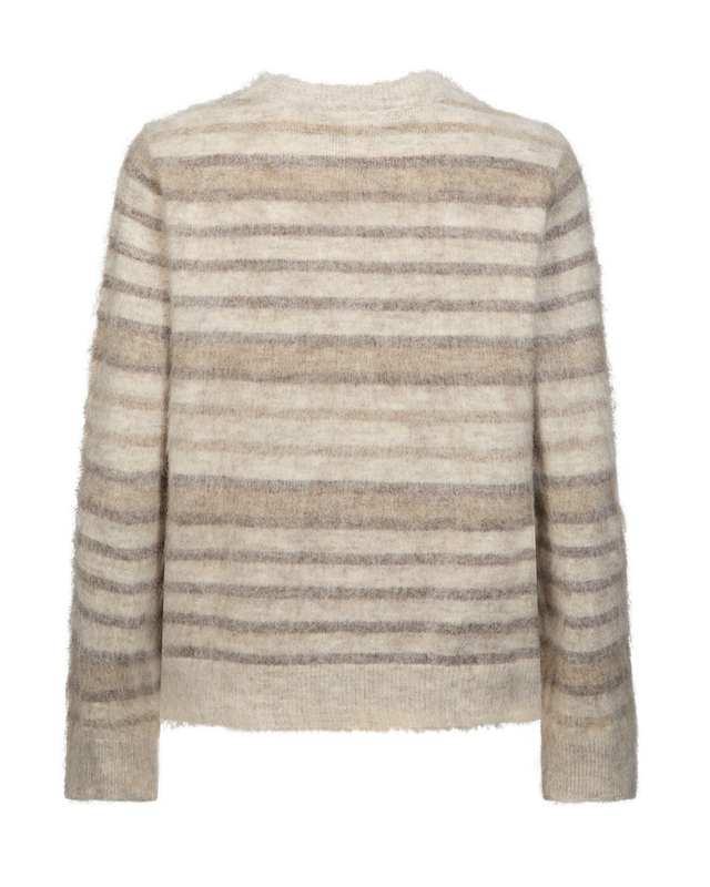 Freequent FQLIPPI-PULLOVER Moonbeam Mel w Oyster Grey Mel 211719
