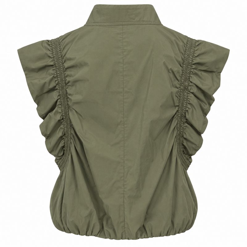 Ambika gilet green batool