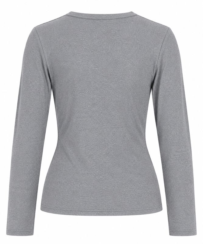 Ambika basic top l/s grey Ada AO55-93