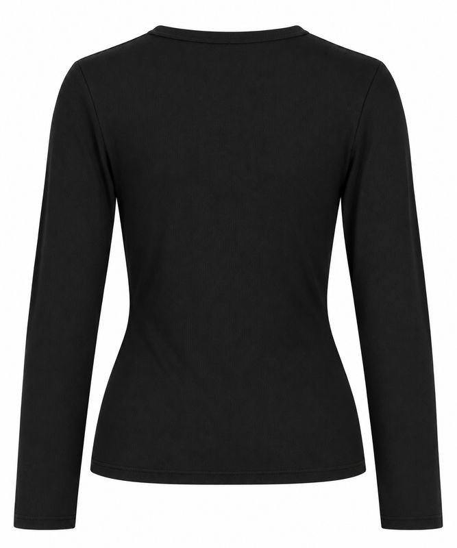 Ambika basic top l/s black Ada AO55-93