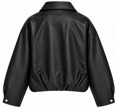 Ambika leather look jacket black Amelia-leather