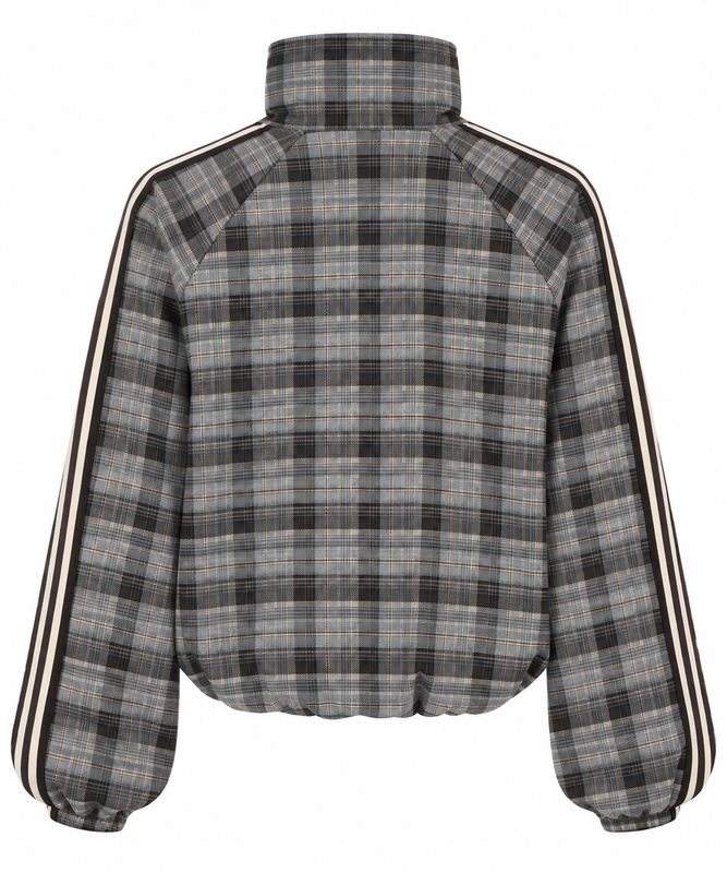 Nameless Bomer ruit met bies Bruin check 51086