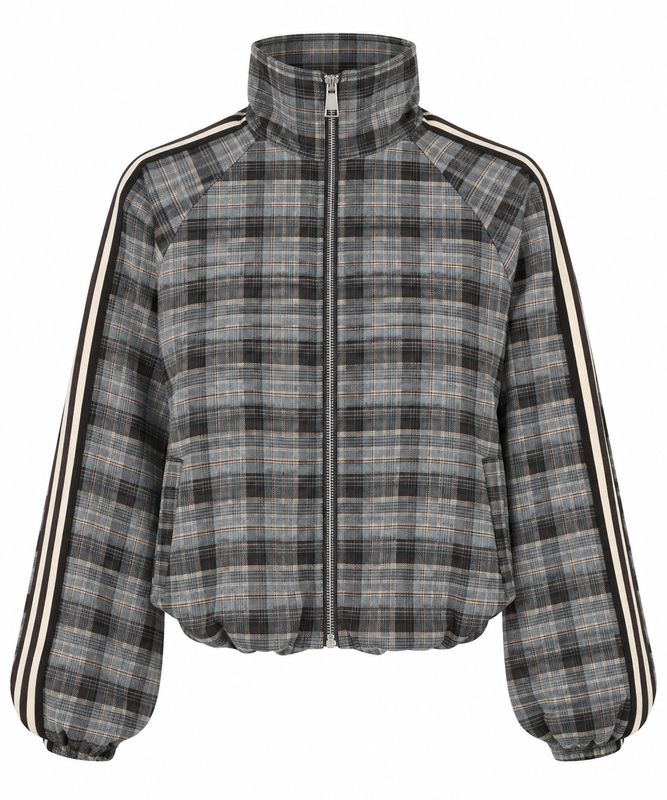 Nameless Bomer ruit met bies Bruin check 51086