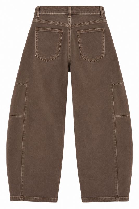 Basements Barrel Jeans Hazelnoot Patty