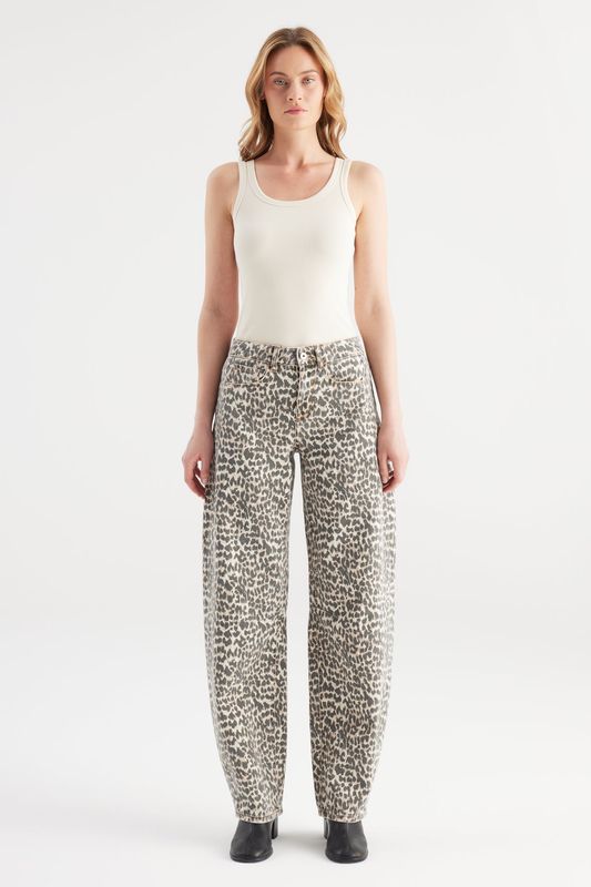 Cup Of Joe Denim Clara Leopard COJ0199