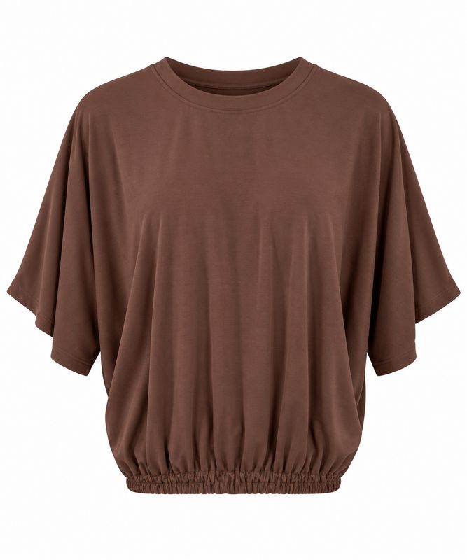Nameless Top met mouw bruin Q1772