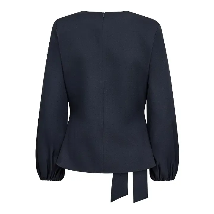 Co'couture LunaCC tie blouse navy 500386