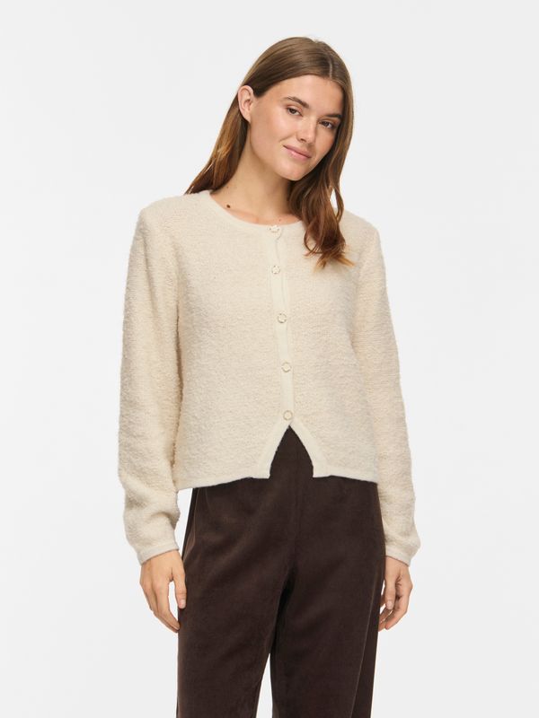 Vila VIPIGGA O-NECK L/S KNIT JACKET NOOS Birch 14116498