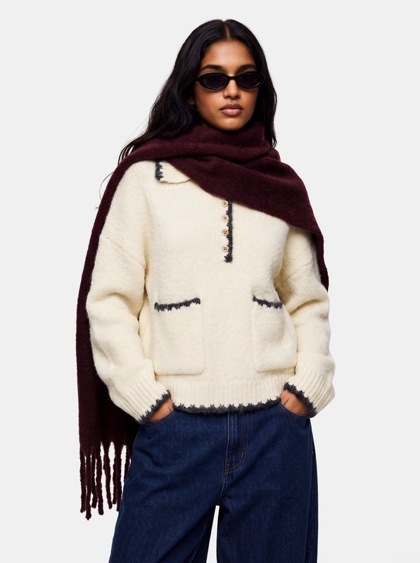 Pieces PCNIKITA LONG SCARF NOOS BC Winetasting 17141073