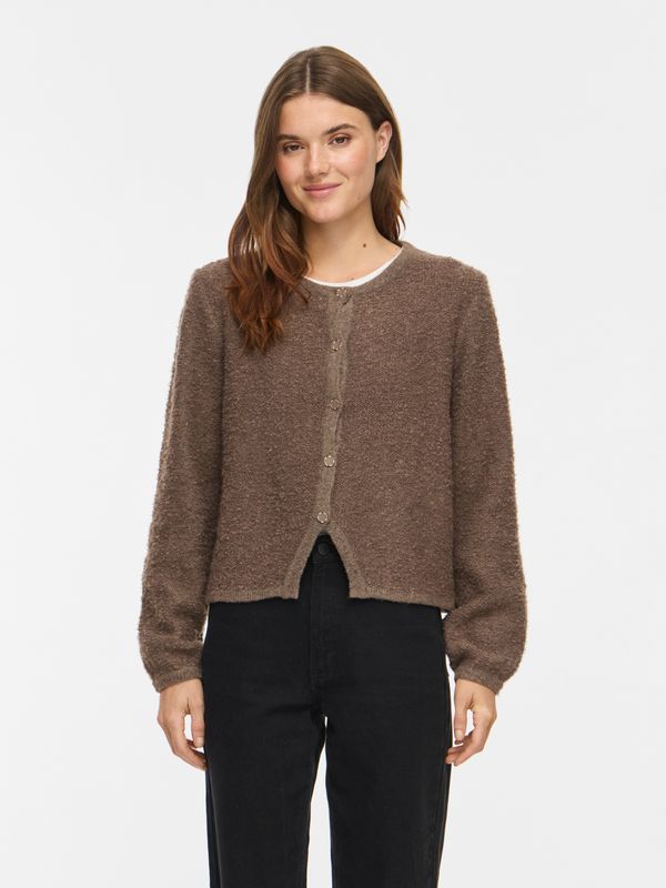 Vila VIPIGGA O-NECK L/S KNIT JACKET NOOS Falcon 14116498