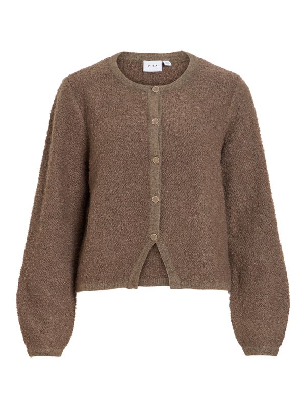 Vila VIPIGGA O-NECK L/S KNIT JACKET NOOS Falcon 14116498