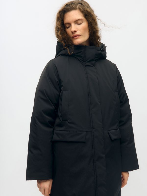 Object OBJKELYN L/S RE LONG JACKET NOOS Black 23049301
