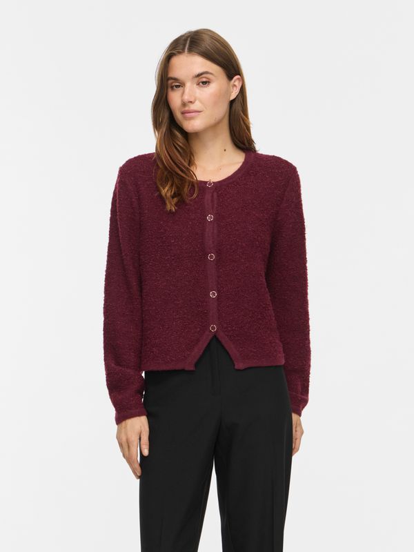 Vila VIPIGGA O-NECK L/S KNIT JACKET NOOS Port Royale 14116498