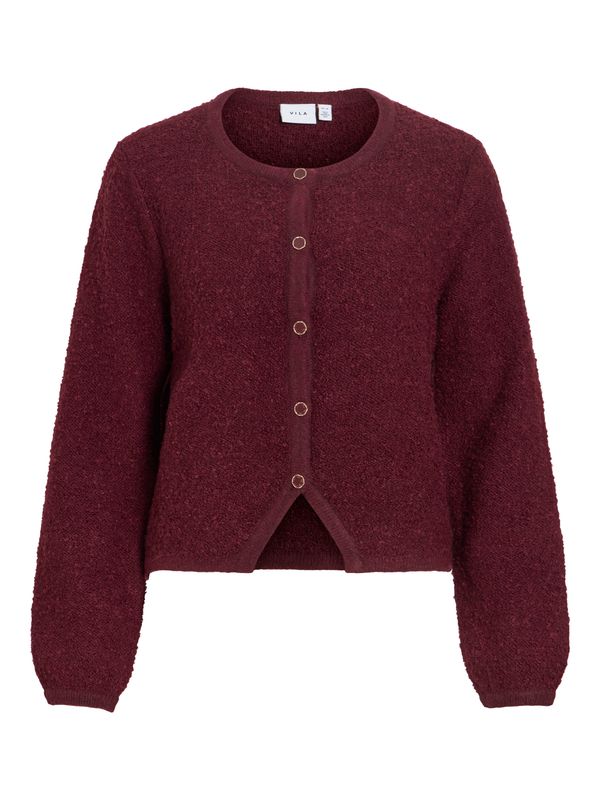 Vila VIPIGGA O-NECK L/S KNIT JACKET NOOS Port Royale 14116498