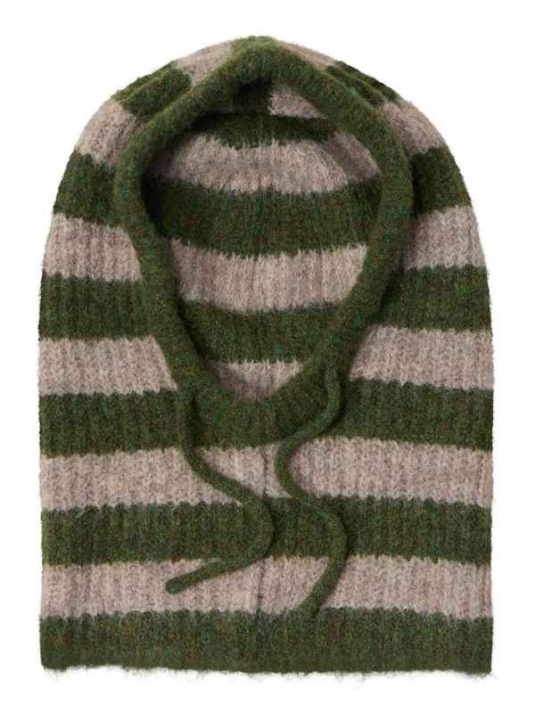 Object OBJMILU KNIT BALACLAVA NOOS Duffel Bag/Humus 23043040