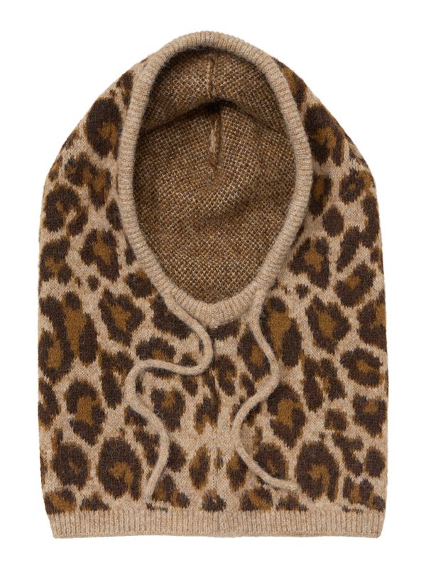 Object OBJMILU KNIT BALACLAVA NOOS Fossil/Animal 23043040