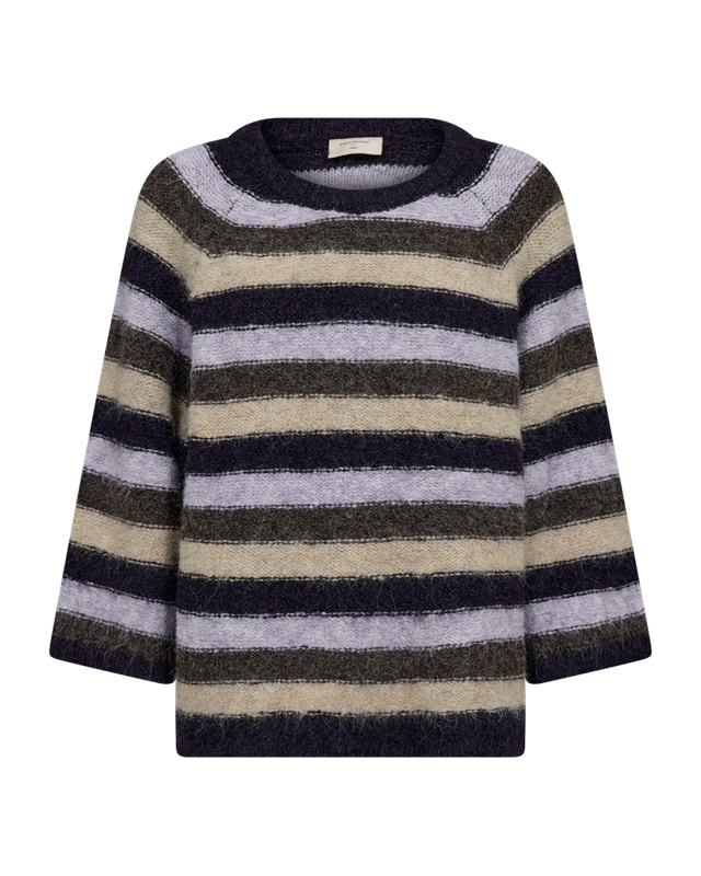 Freequent FQGRSLULU-PULLOVER Nightshade Mel w. Iris Mel 211886