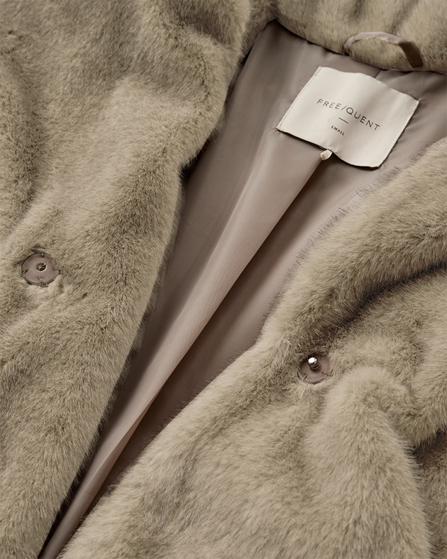 Freequent FQMINKY-JACKET Silver Mink 211524