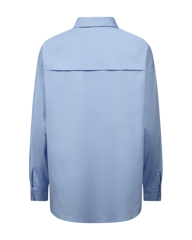 Freequent FQFIVA-SHIRT Chambray Blue w. Navy Blazer 212436