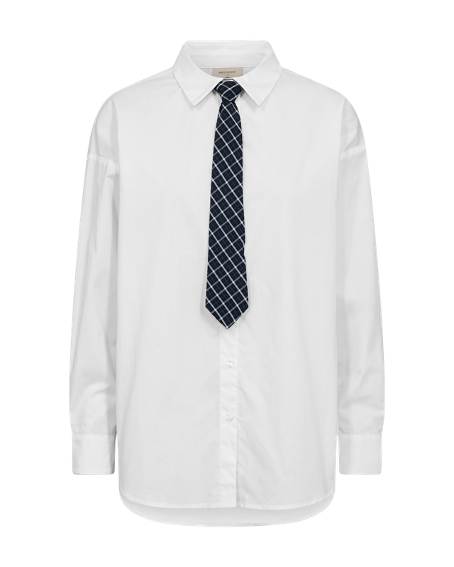 Freequent FQFIVA-SHIRT Star Off-white w. Navy Blazer 212436