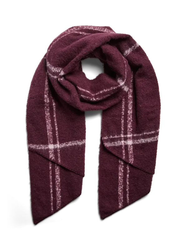 Pieces PCPYRON LONG AOP SCARF NOOS BC Winetasting/ROSEATE SPOONBILL 17166115