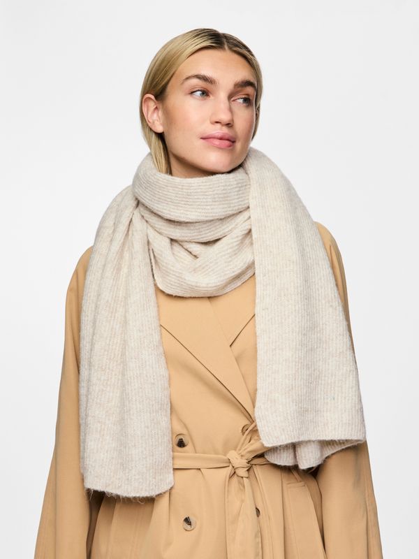 Pieces PCMOELLA SCARF NOOS BC Whitecap Gray/MELANGE 17151058