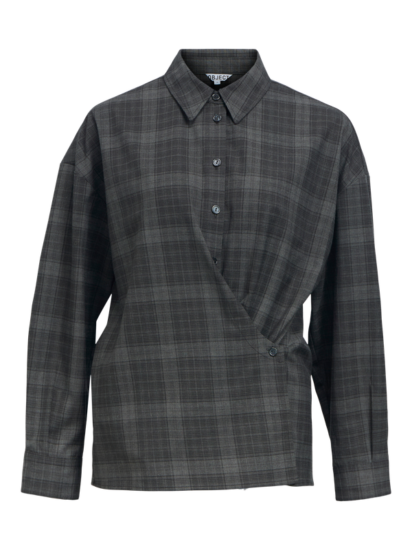 Object OBJDIENA L/S RE SHIRT 146 Black/Gun metal 23049721