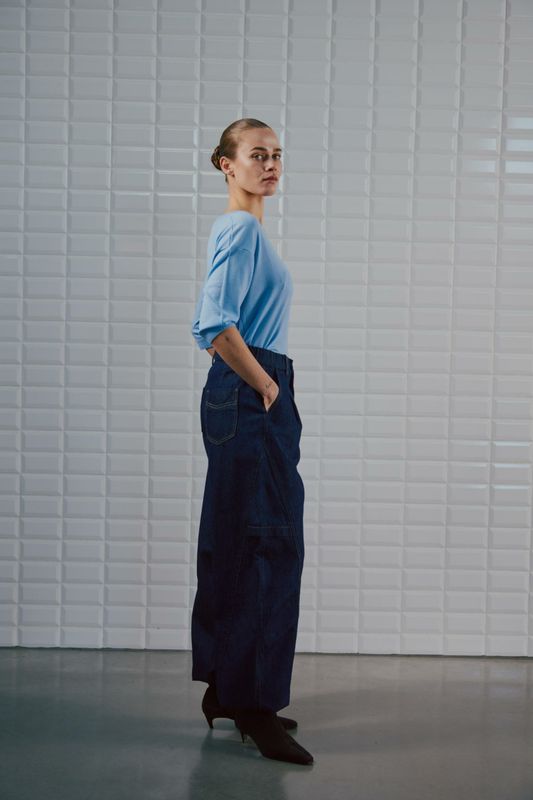 WithBlack WBLOLIVE TRACK PANT work blue 00001853