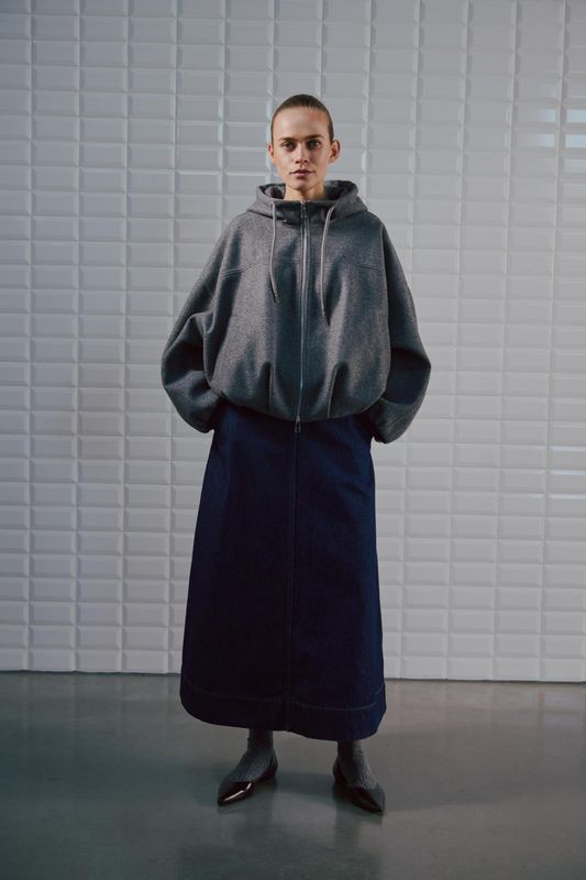 WithBlack WBLFLORA HOODED JACKET darkgreyme 00001885