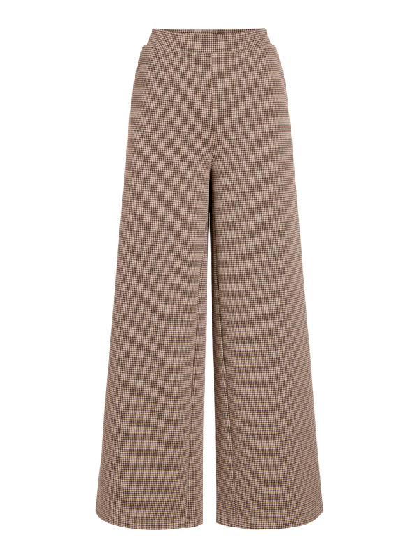 Vila VICHEKKA HW WIDE PANTS Port Royale/BLACK BEAUTY/ NOMA 14119773